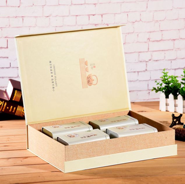 Handmade green tea gift box for red tea herbal tea