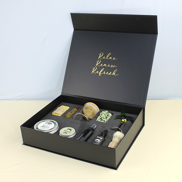 Black Cardboard Gift Box With Lid