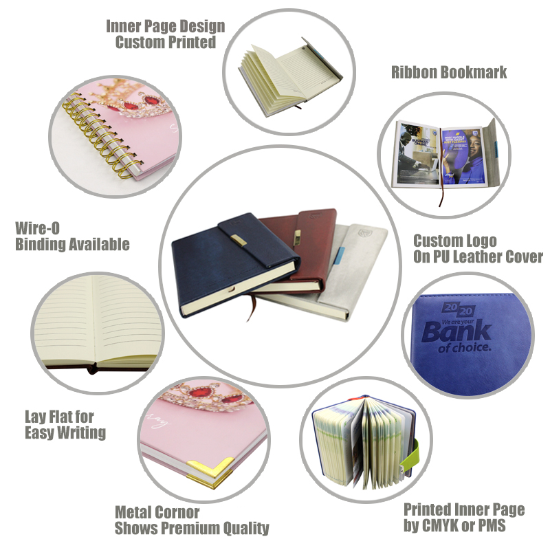 customized paper and leather notebook 2 customized paper and leather notebook 2