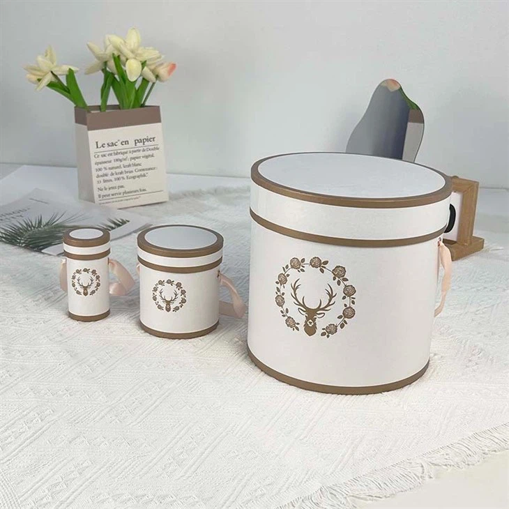 White Round Gift Box best