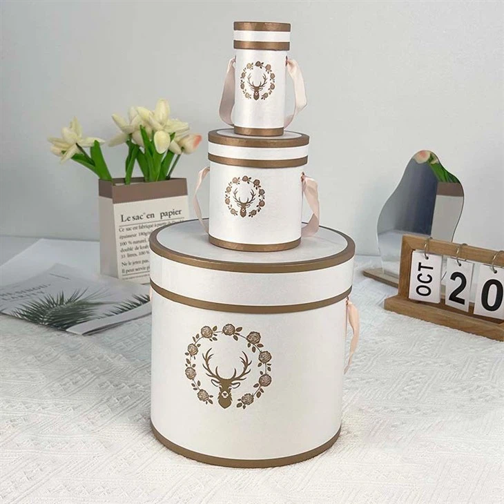 White Round Gift Box high quality