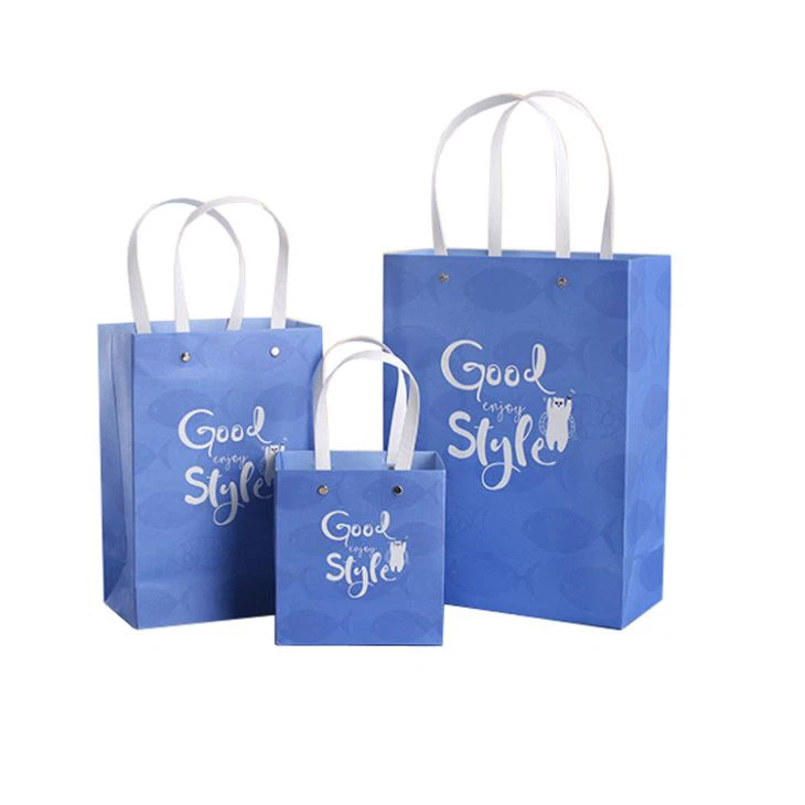 Boutique charta sacculos ad notam packaging